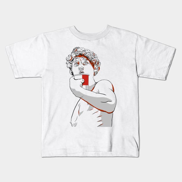 DAVID Kids T-Shirt by CANVAZSHOP